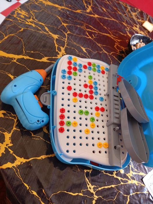 Мозаїка на шурупах з дрелью