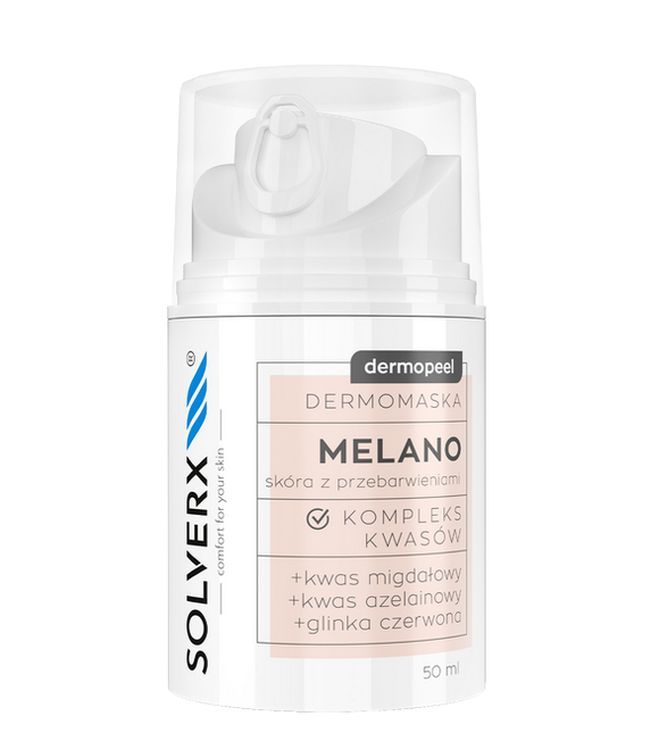 Solverx Dermomaska Melano z kwasem migdałowym do twarzy