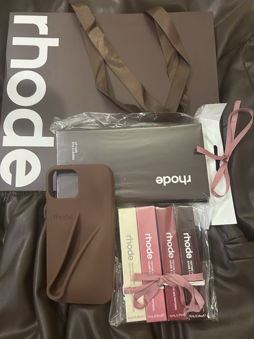 Case Rhode + lipogloss Iphone 13/14/15 + torebka