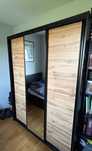 Szafa przesuwna z lustrem 150 cm LOFT z lustrem.