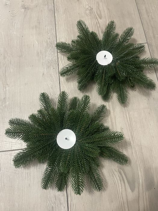 ДУЖЕ РІЗНІ гірлянда гілка хвойна ялинкова декор вітрин фасаду ялинка