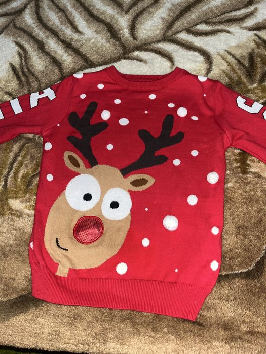 Светр новорічний 122-128