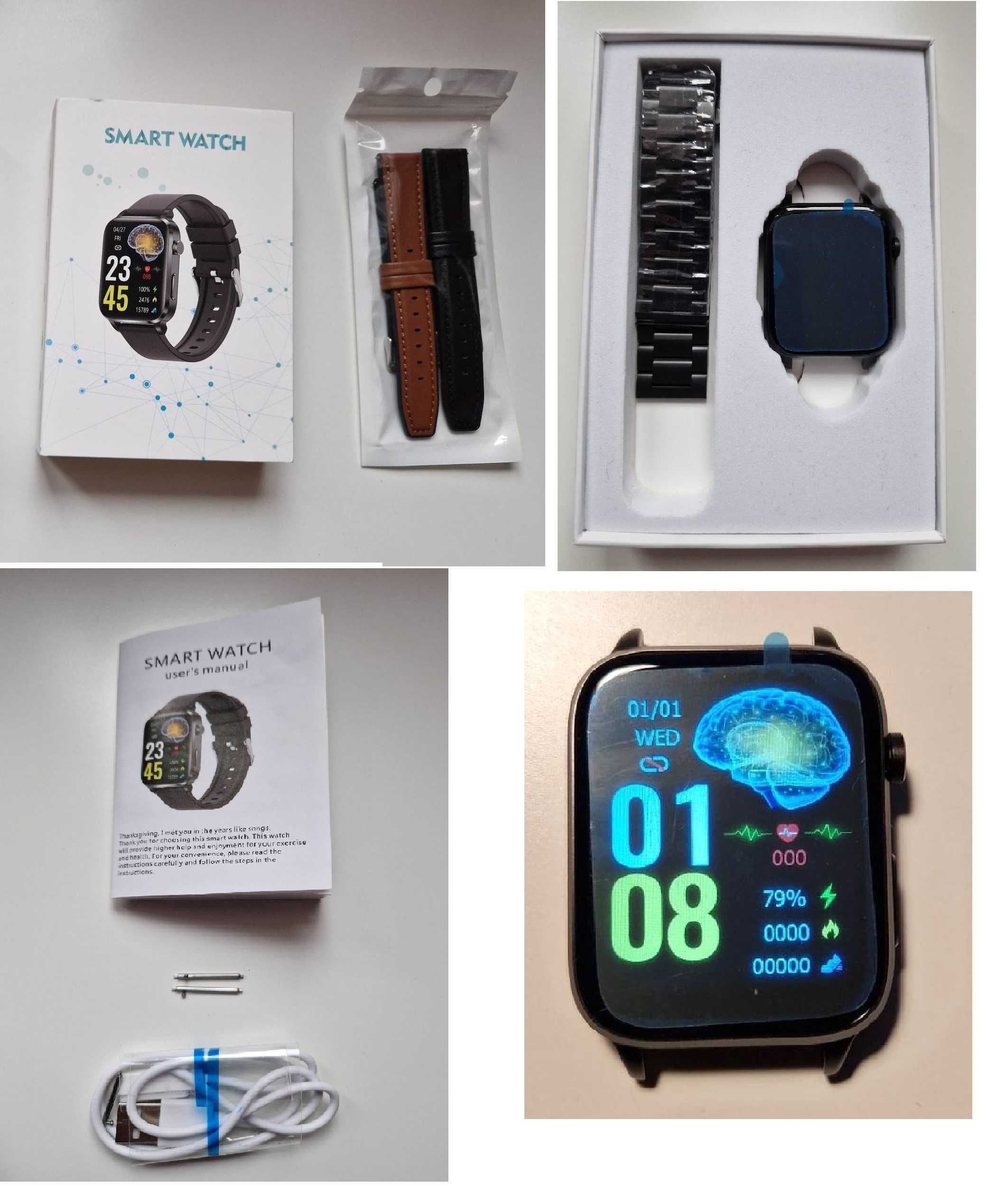 SMARTWATCH cardio/ ciśnienie/termometr/pulsoksymetr