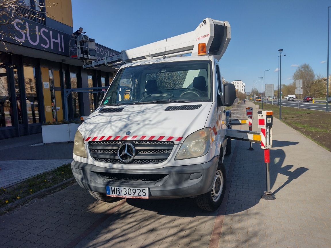 Podnośnik koszowy zwyżka 22 m. Konkurencyjne ceny Warszawa i okolice