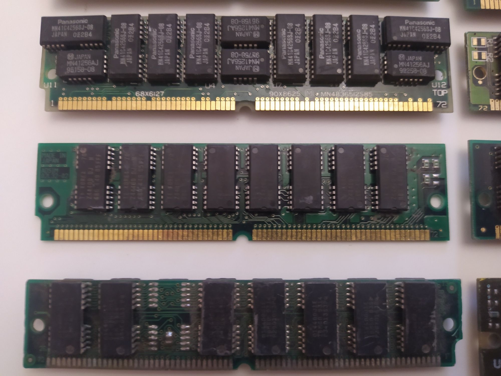 Стара ретро память ОЗУ RAM simm dimm