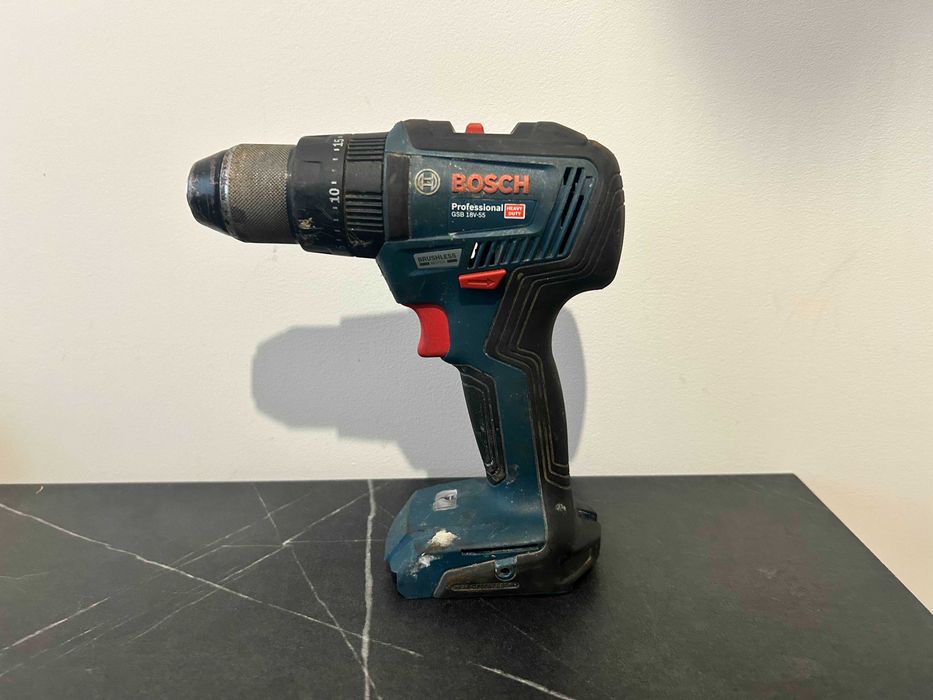 OKAZJA! Bosch GSB 18V-55 – wiertarko-wkrętarka z udarem, uszkodzona