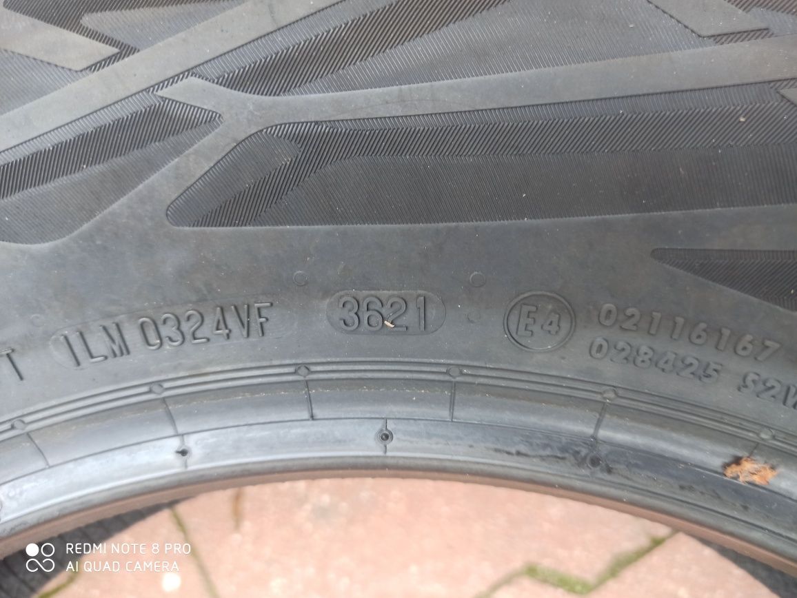 215/65r17 Continental 2021 rok 4szt Nowe Demo