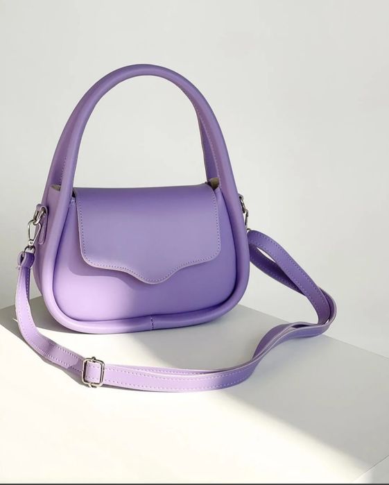 Клатч в лавандовому кольорі від українського виробника