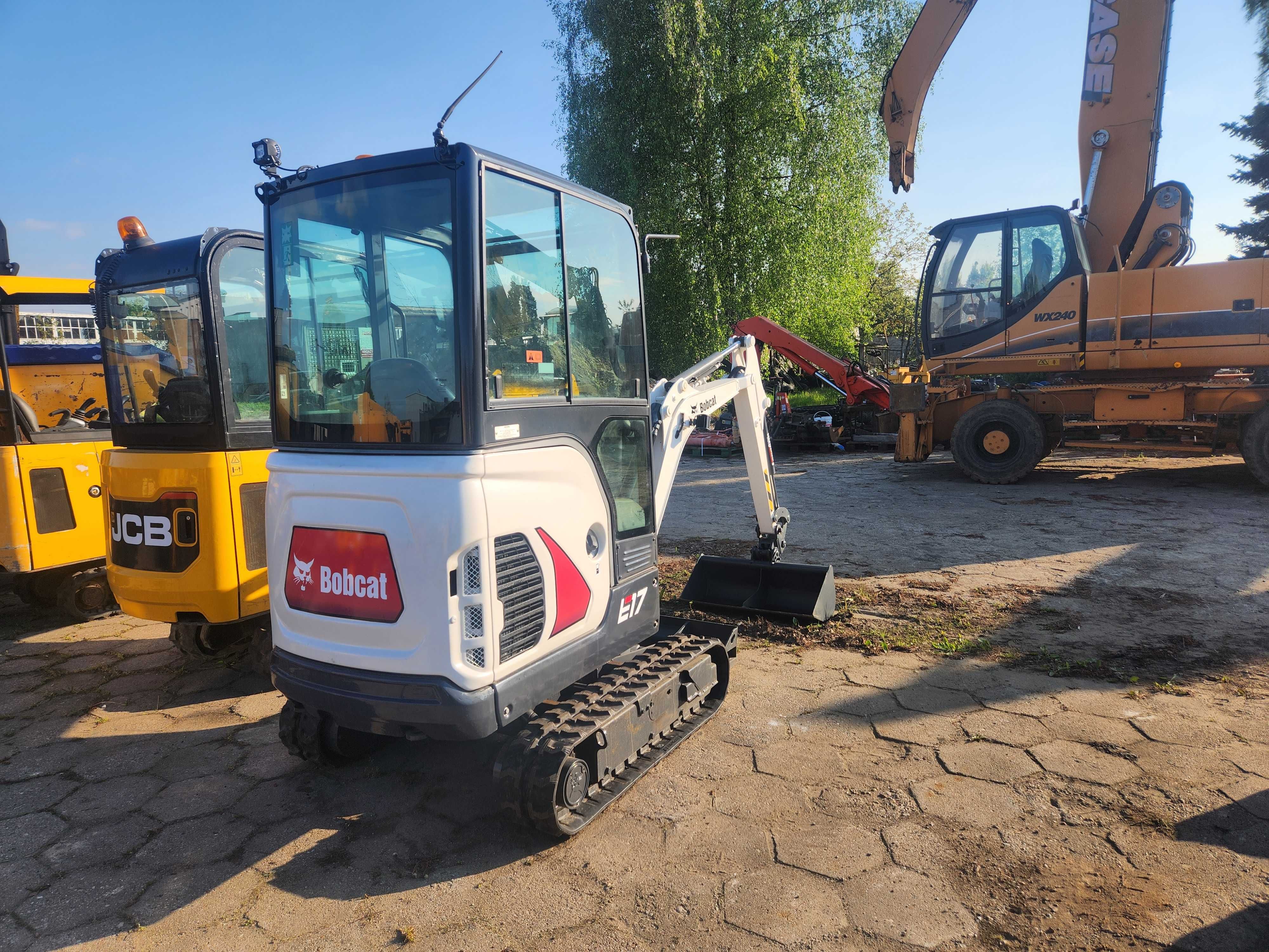 bobcat e 17 minikoparka mini koparka jcb yanmar wacker neuson