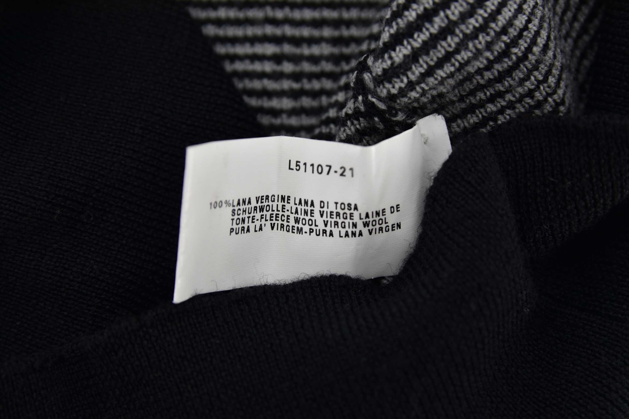 ARMANI COLLEZIONI sweter męski klasyczny wełna 54