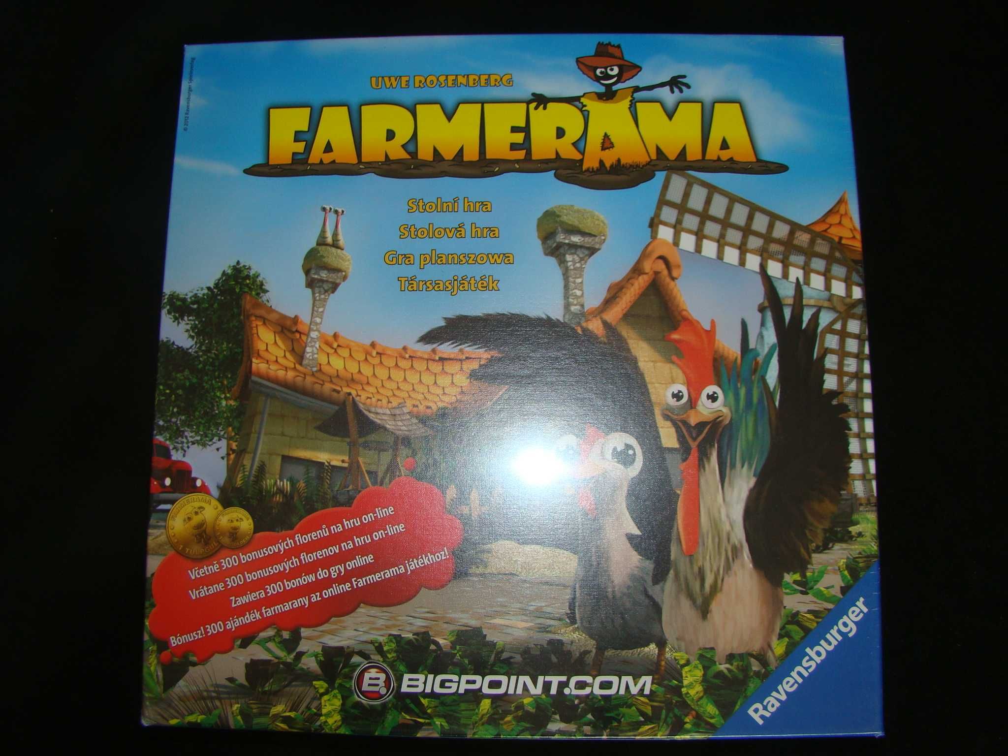Farmerama - gra planszowa rodzinna agricola kawerna PL (nowa) (folia)
