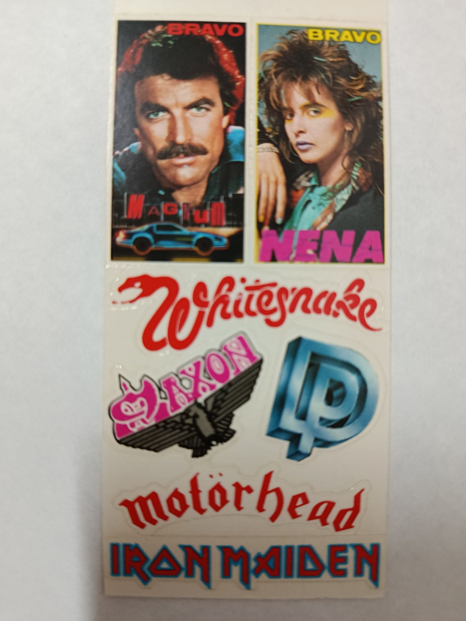 AUTOCOLANTES Musicais, Anos 80 (top)