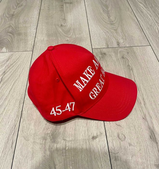 Make America Great Again MAGA Donald Trump czerwona czapka z daszkiem
