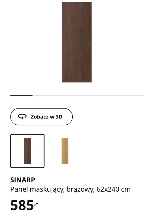 Panel maskujący IKEA sinarp metod -Wrocław/ Oborniki Śląskie