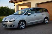 Peugeot 5008 1.6 Panorama TV Klima Serwis Super Stan Z Niemiec Zarejestrowany PL