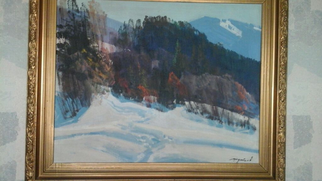 Картина Шутева И.М. "Зима в горах"