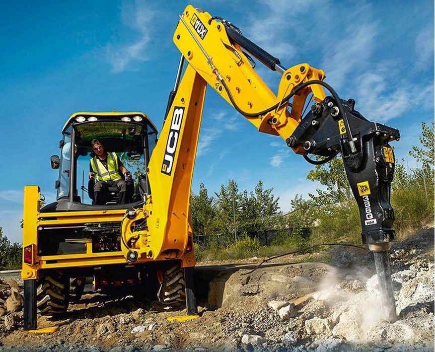 Оренда екскаватор,ямкобур,гідромолот,кнопка землі,вилочний завантажува