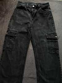широкі карго джинси cropp