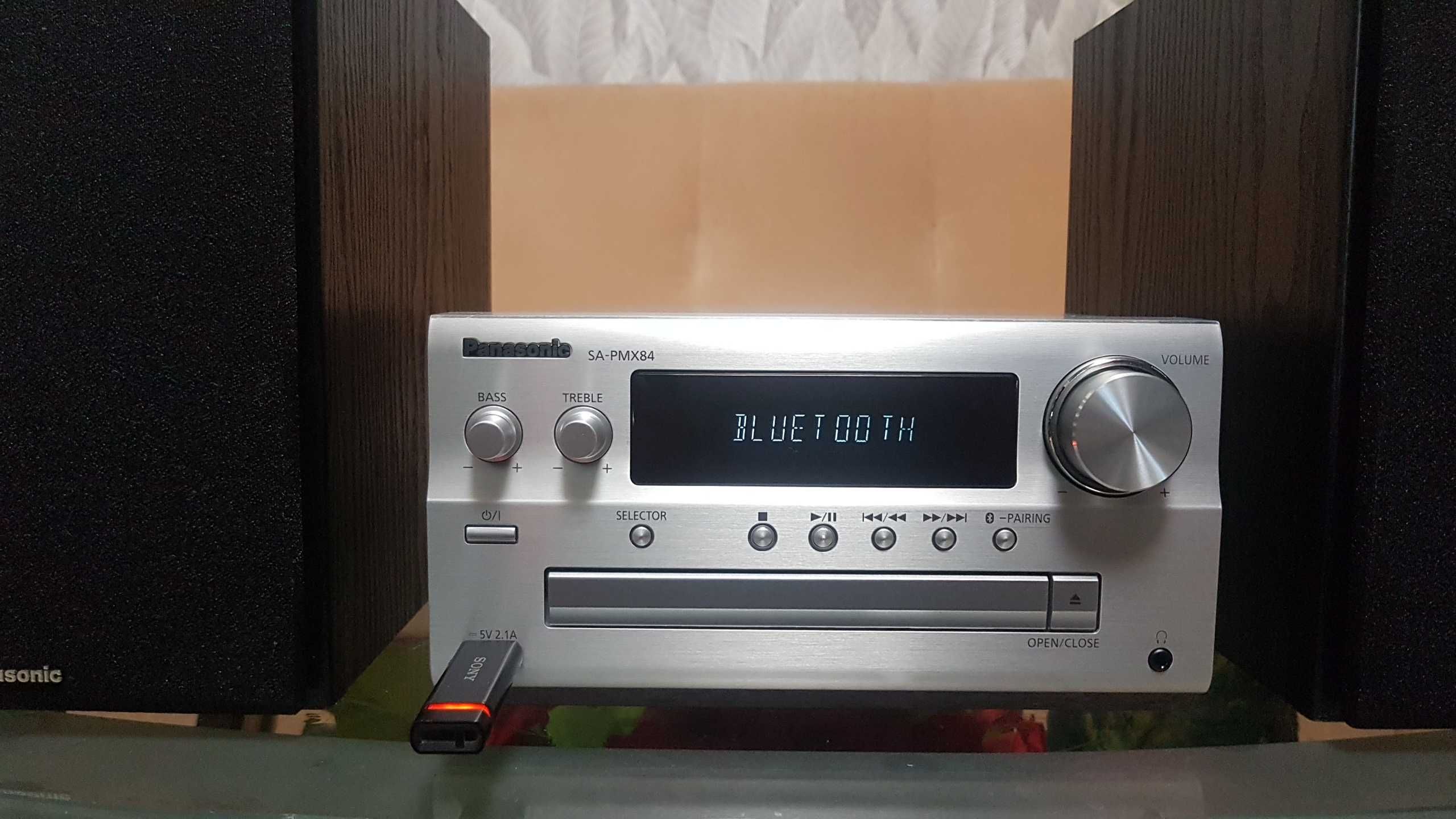 Музыкальный центр Panasonic SA-PMX84 /BT,FLAC,DAB/ made in Malaysia
