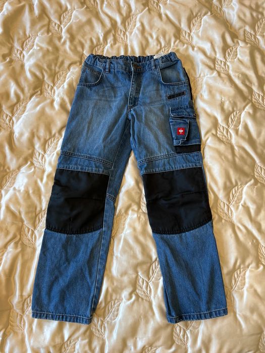 Dziecięce młodzieżowe spodnie robocze Engelbert strauss r. 146-152 bdb