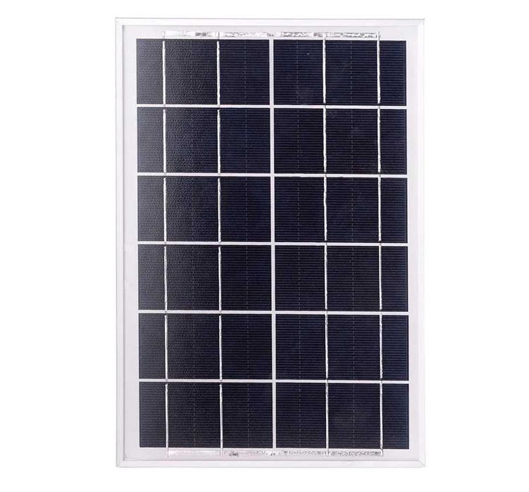 Holofote LED solar 30W 6500K Painel: Bateria 6V/6W