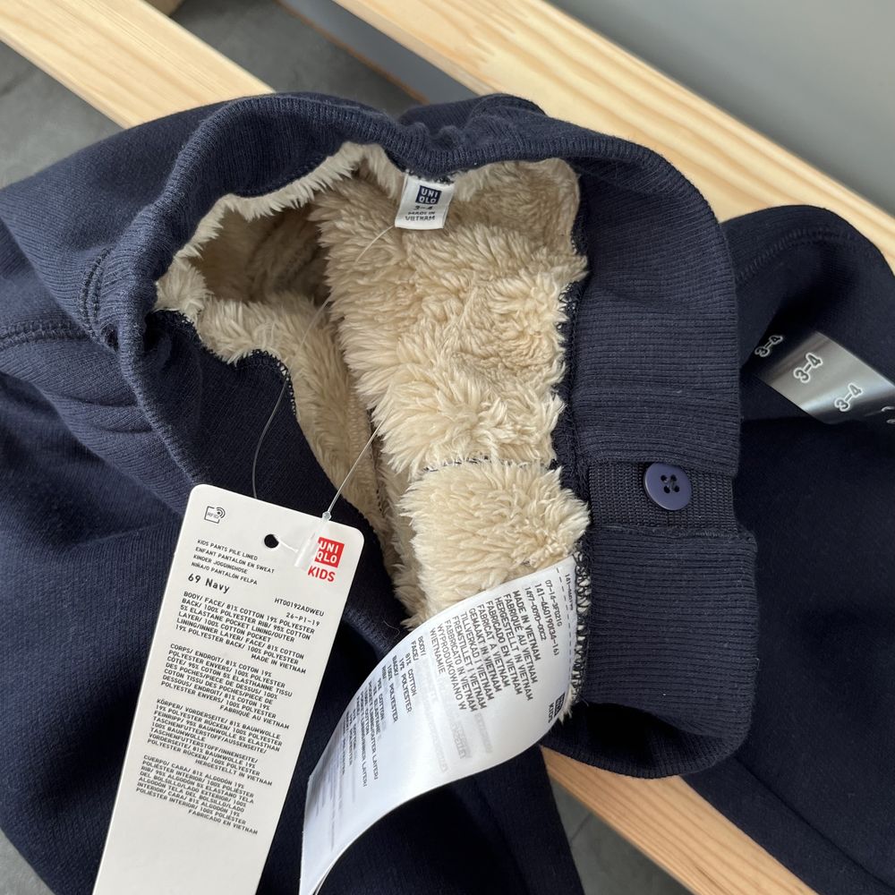Утеплена кофта худі HEATTECH Uniqlo шерпа
