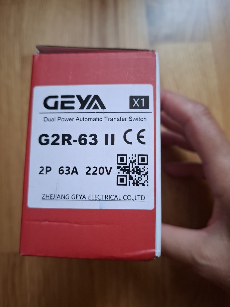 АВР GEYA перемикач   2Р та 4P 63 A / 100 A