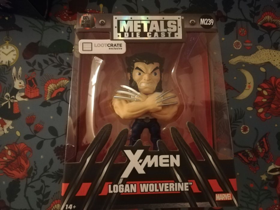 Logan Wolverine x-men Metal die cast Figura estátua