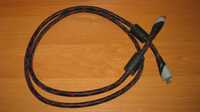 Kabel przewód HDMI 1/1,5 m w oplocie