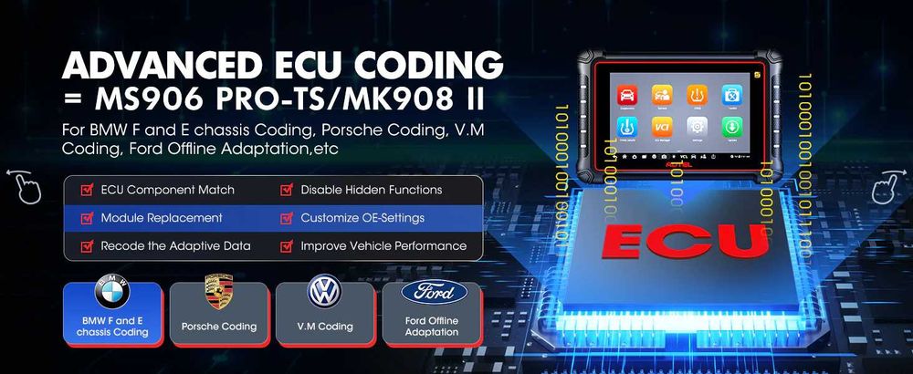 Autel MaxiPRO MP900-TS Máquina Diagnostico OBD + TPMS (NOVO)