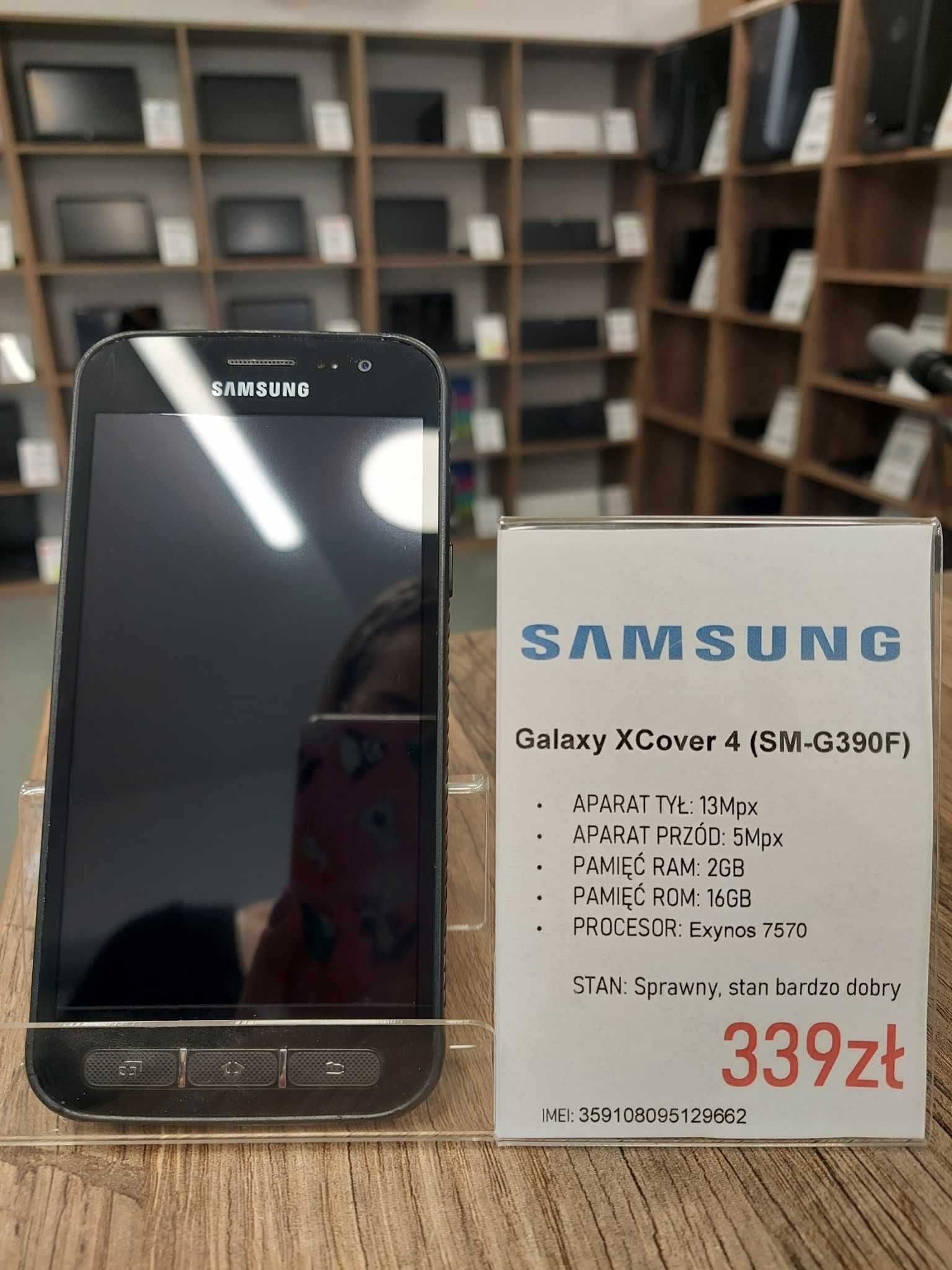 Smartfon Telefon Samsung Galaxy XCover 4 (SM-G390F) stan bdb gwarancja
