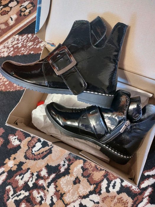 Черевики, ботинки НОВІ шкіряні