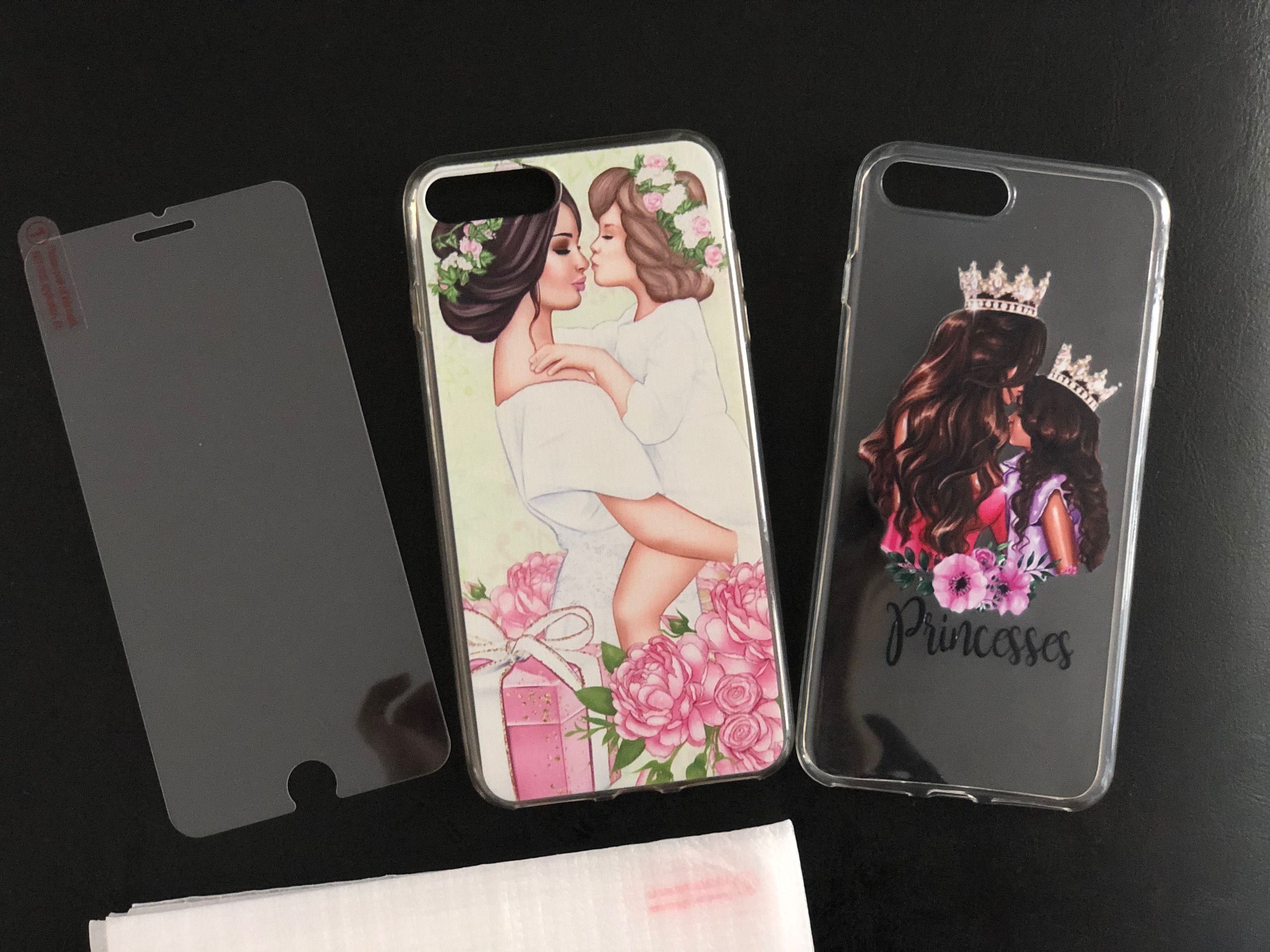 Etui i szkło hartowane do Apple iPhone 7+