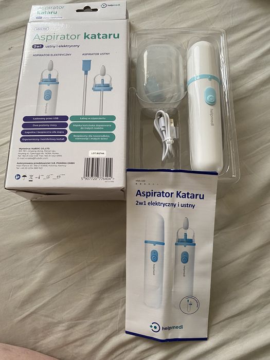 Helpmedi Aspirator 2W1 Elektryczny i Ustny