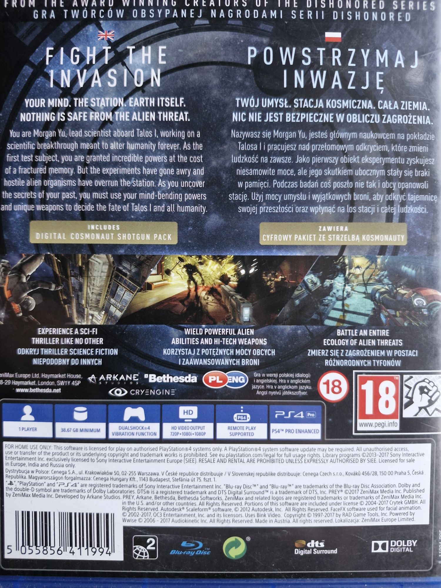 Prey gra na konsolę PS4