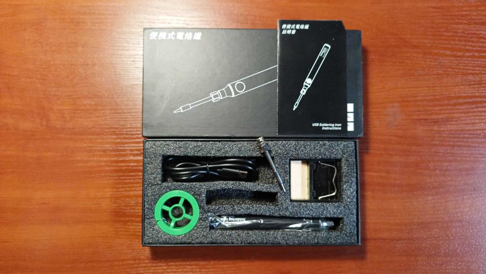 Паяльник аккумуляторный, PW20USB, 8W