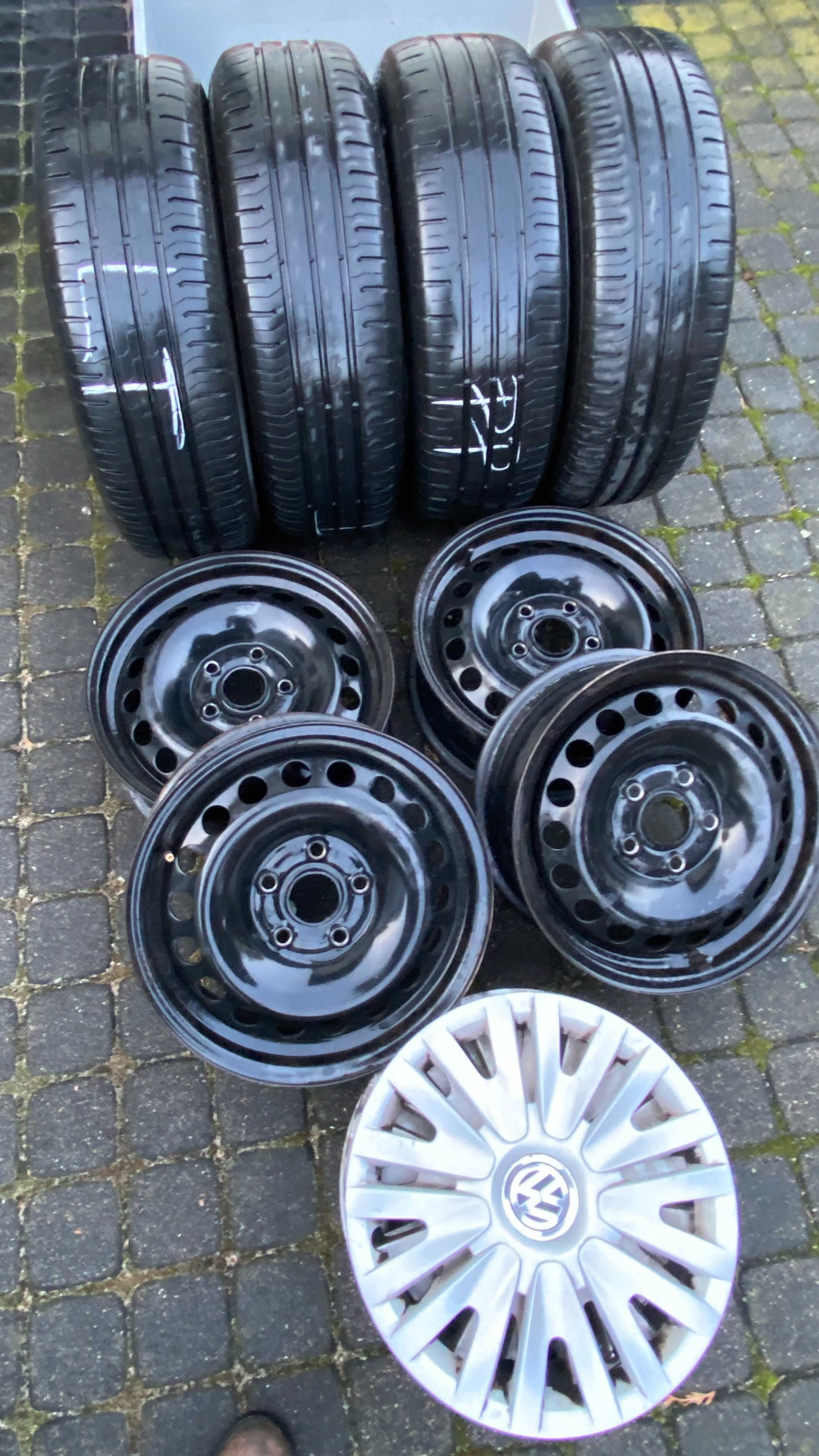 Opony letnie 195/65 R15, felgi stalowe R15, koła, komplet 4 szt.