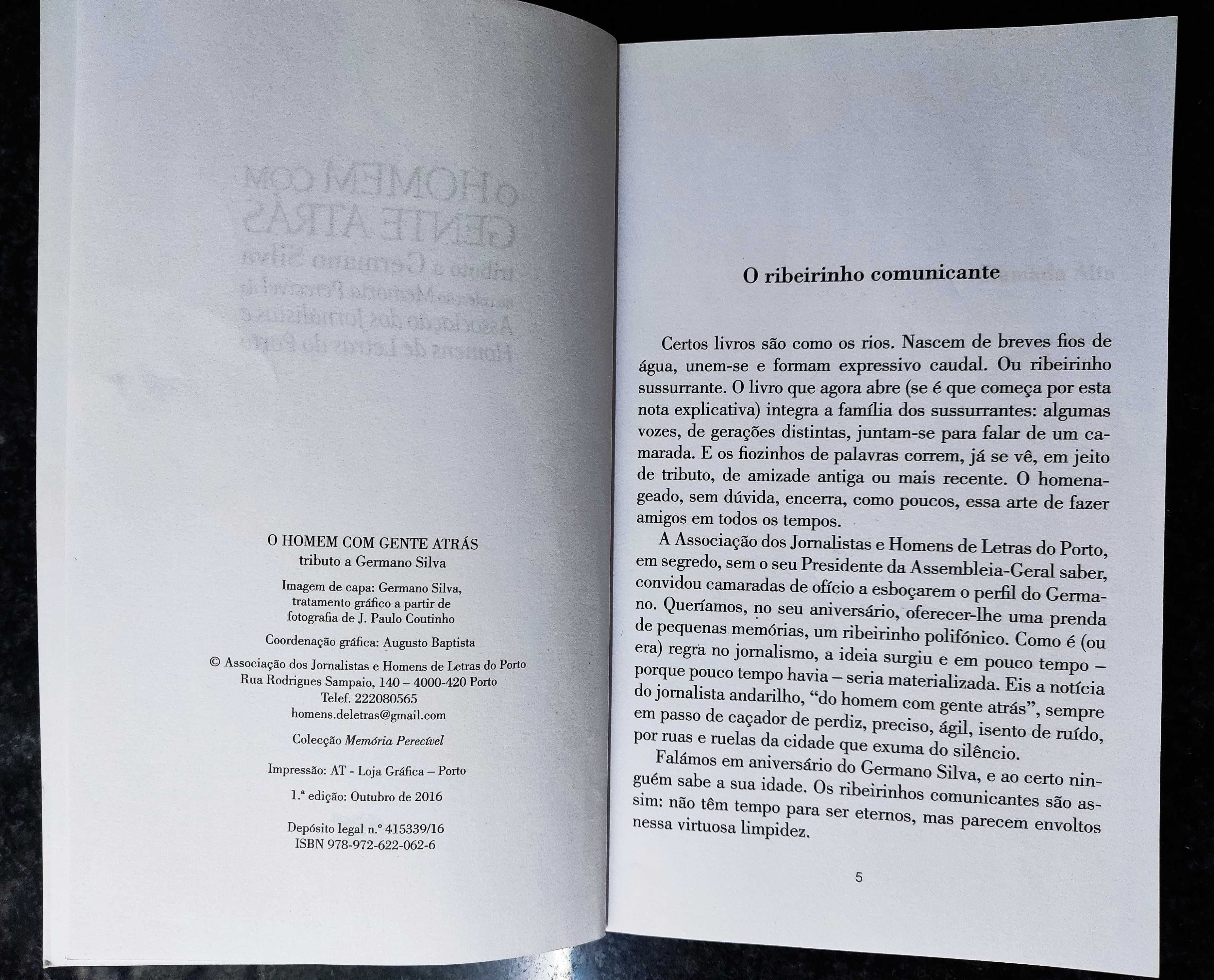 Tributo a Germano Silva | O Homem com gente atrás - Vários autores