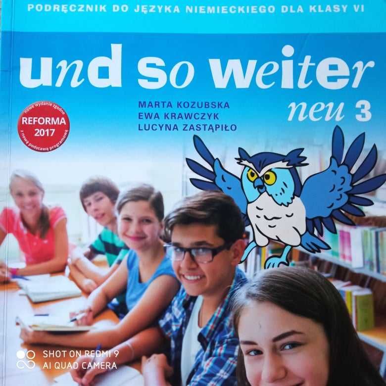 Podręcznik do języka niemieckiego Und so weiter dla kl. 6, szk.podst.