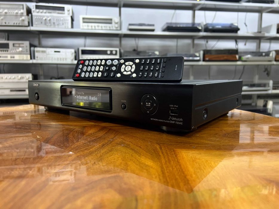 Odtwarzacz sieciowy, streamer Denon DNP-720AE radio, Audio Room