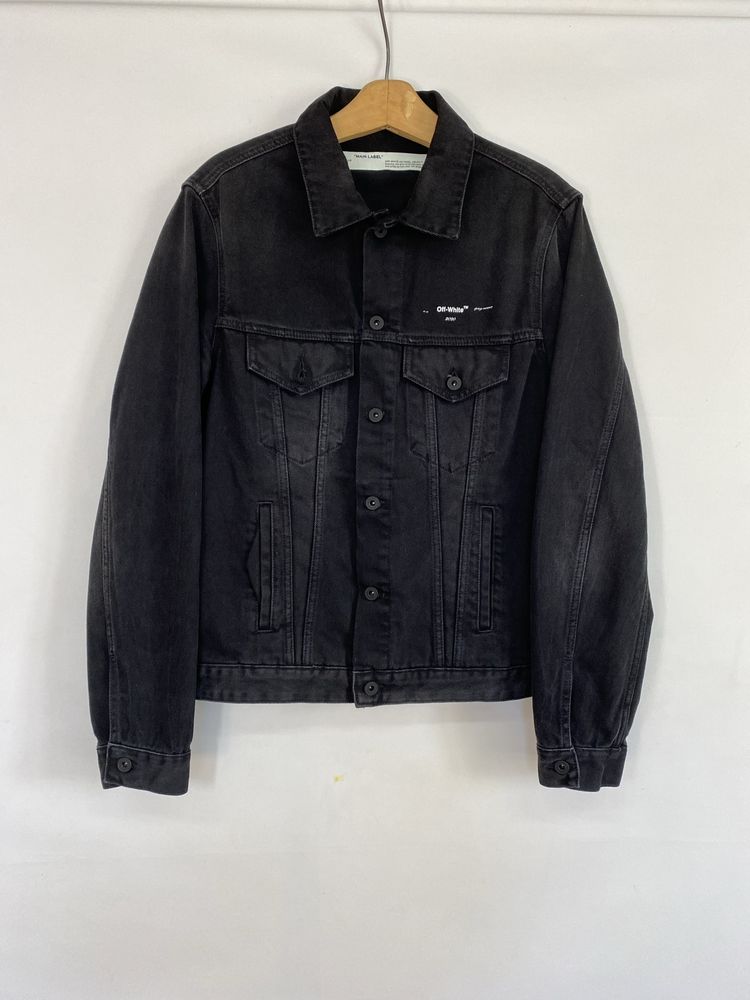 Куртка off white jean jacket large