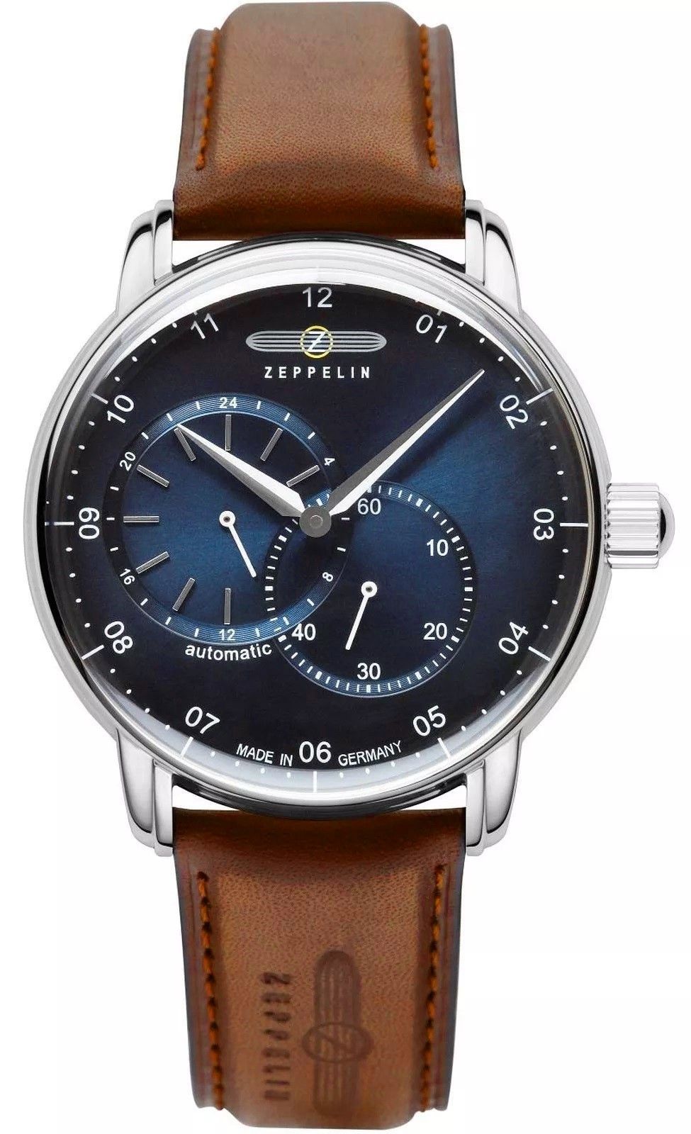 zegarek męski zeppelin new captain's line automatic 8662-3 + box