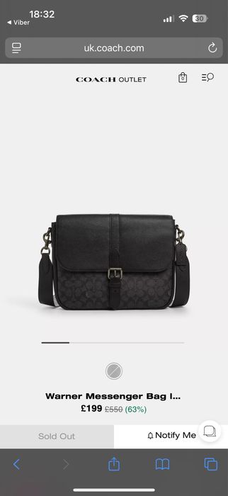 сумка-меседжер COACH