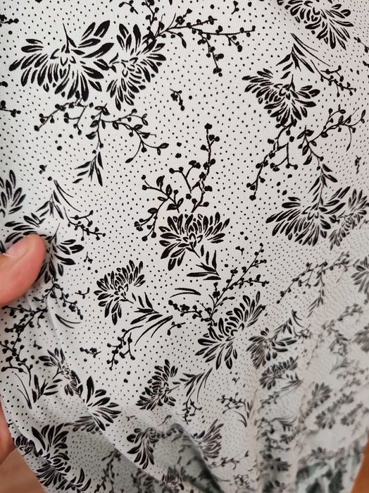 Wygodna miętowa sukienka midi Yessica rozmiar ok 46/48 bawełna/elastan