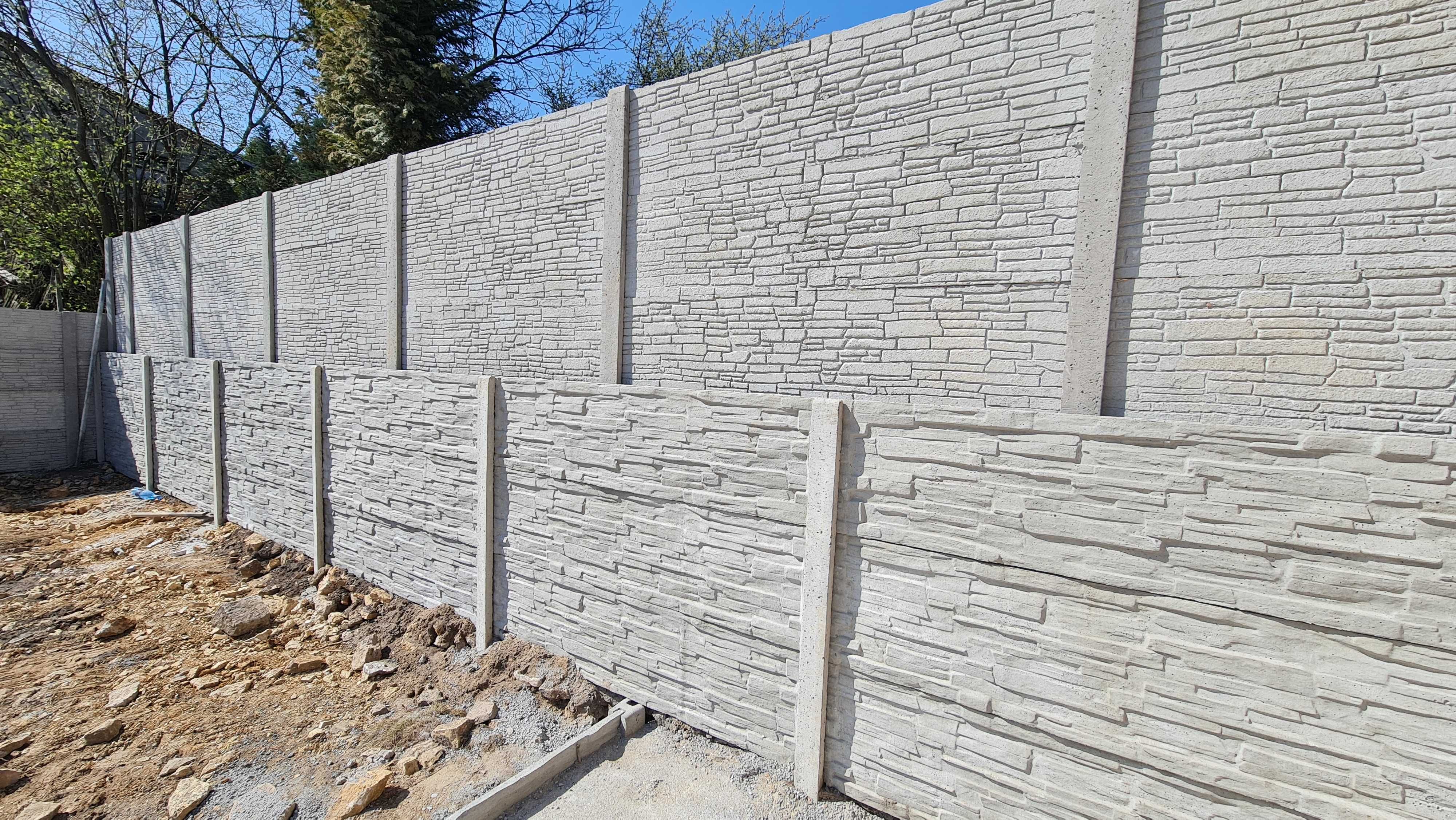 Ogrodzenie Panelowe 3D BETONOWE FURTKI BRAMY wyłącznie z montażem