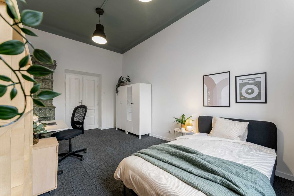 Duży pokój 1-os (19 m kw) al Mickiewicza AGH UJ Plac Inwalidów centrum