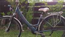Rower miejski 28" , Solidna rama. Mocny bagażnik, Oświetlenie