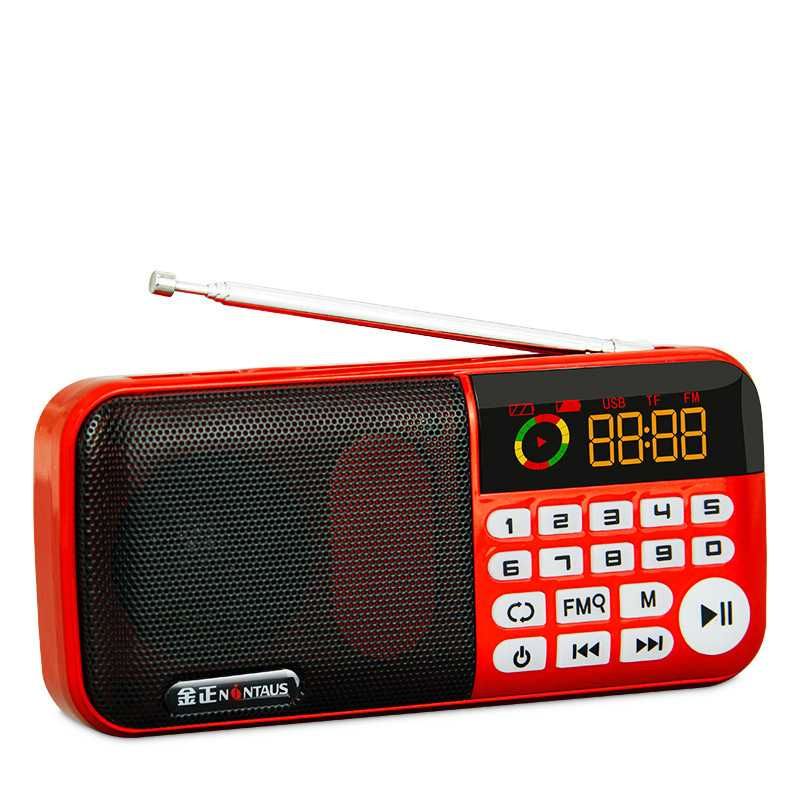 New ЦИФРОВОЕ радио 3х18650 АКУМулятор ПОДСВЕТКА ГРОМкое 80дб FM USB