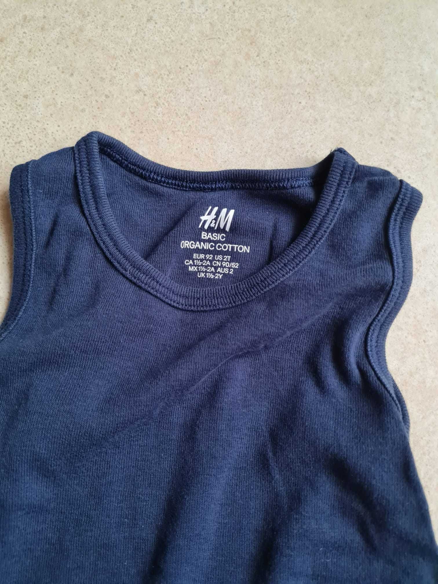 Tshirt 3 szt chłopięcy H&M rozmiar 86-92