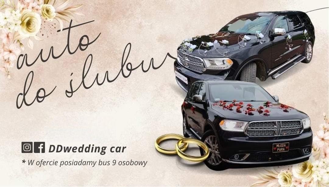 ŚLUB MARZEŃ Z DODGE DURANGO, wesela,wieczory panieńskie,komunie,roczn